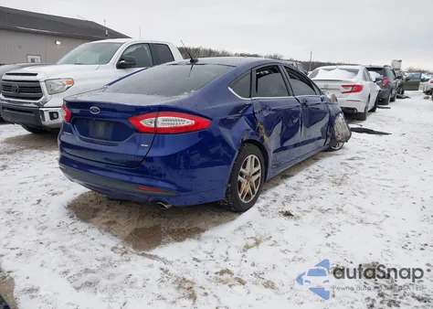 2016 Ford Fusion Se from USA, damaged, VIN 1FA6P0H77G5126897
